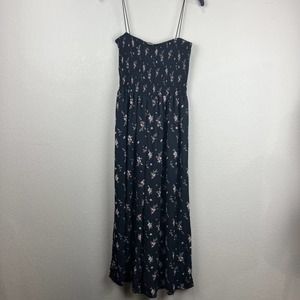 pie‎ in the sky jumper women large black floral sleeveless